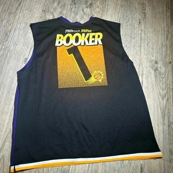 NBA Phoenix Suns Devin Booker #1 Black purple - Picture 7 of 7